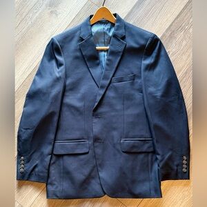 Haggar Navy Sport Coat - Active Series, Tailored Fit